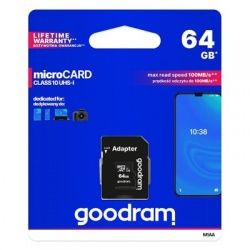 KARTA PAMIĘCI GOODRAM MICROCARD 64GB microSD