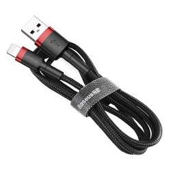 BASEUS NYLONOWY KABEL USB LIGHTNING 2.4A 1M iPhone