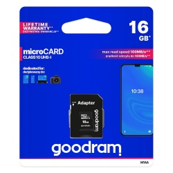 KARTA PAMIĘCI GOODRAM MICROCARD 16GB microSD