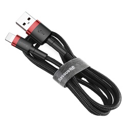 Baseus kabel USB / Lightning 1.5A 2M czar-czerw