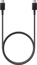 Oryginalny kabel Samsung 2 x USB-C 1m EP-DA905BBE czarny