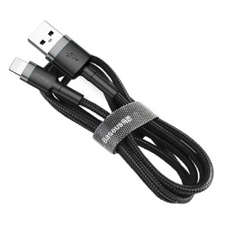 Baseus kabel USB / LIGHTNING 0,5M czarno-szary