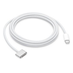 Oryginalny Kabel APPLE MacBooka Pro USB-C MAGSAFE 3 2M SILVER POWYSTAWOWY